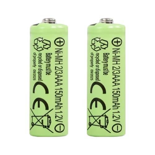 Set 2 acumulatori 2/3AAA150mAh