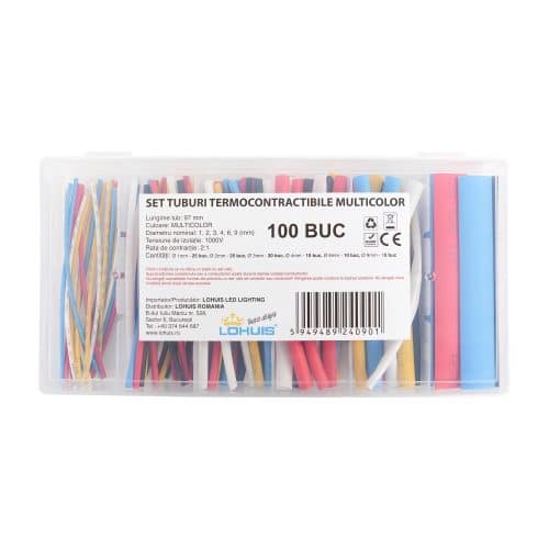Tuburi termocontractabile colorate