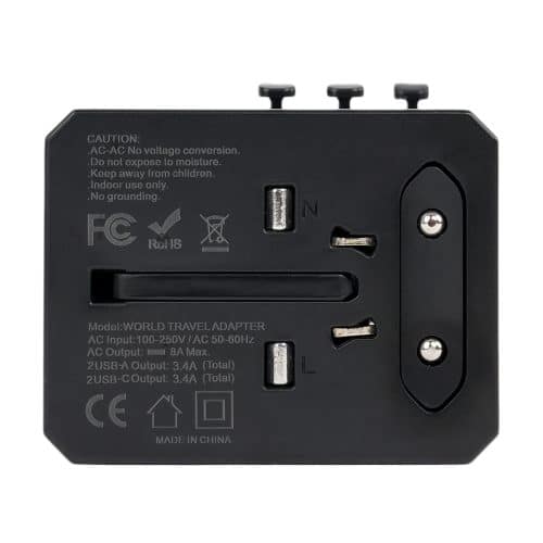 Adaptor de calatorie internațional (US, EU, AUS, UK) Lohuis