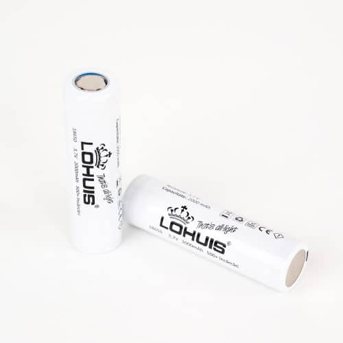 Set 2 acumulatori Li-Ion 2000 mAh, terminal plat