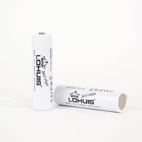 Set 2 acumulatori Li-Ion 2200 mAh, terminal cu varf