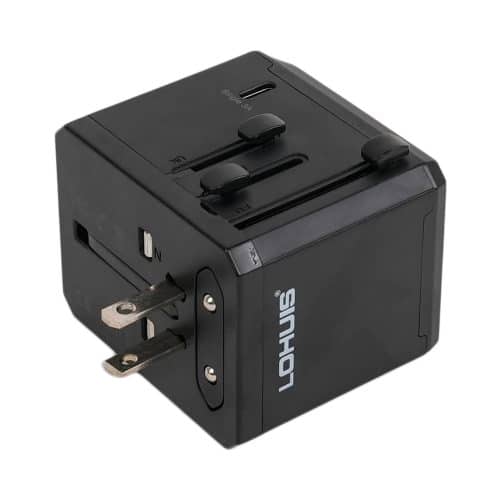Adaptor de calatorie internațional (US, EU, AUS, UK) Lohuis