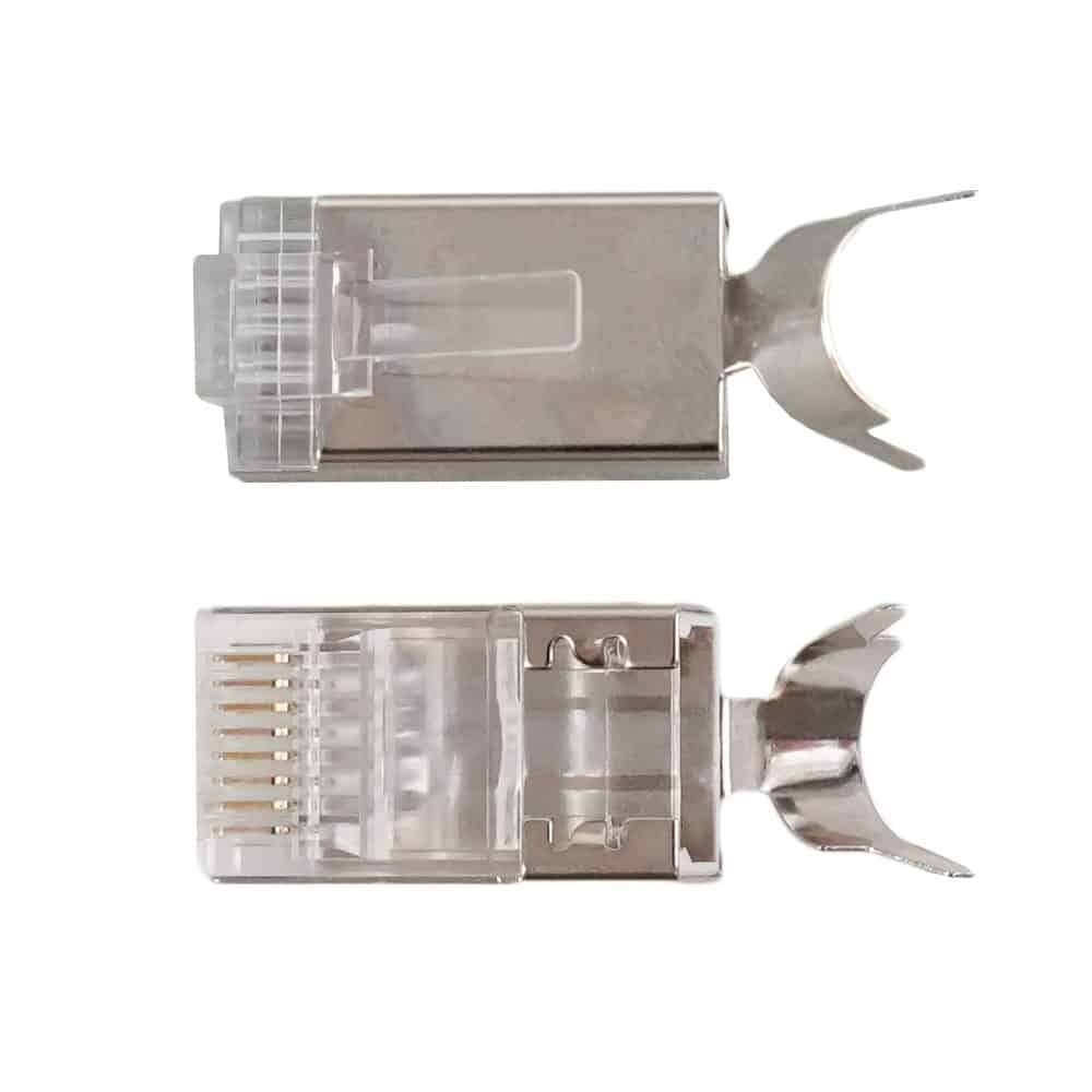 Mufa RJ45 CAT6A ecranata, cu manson, 8 seturi