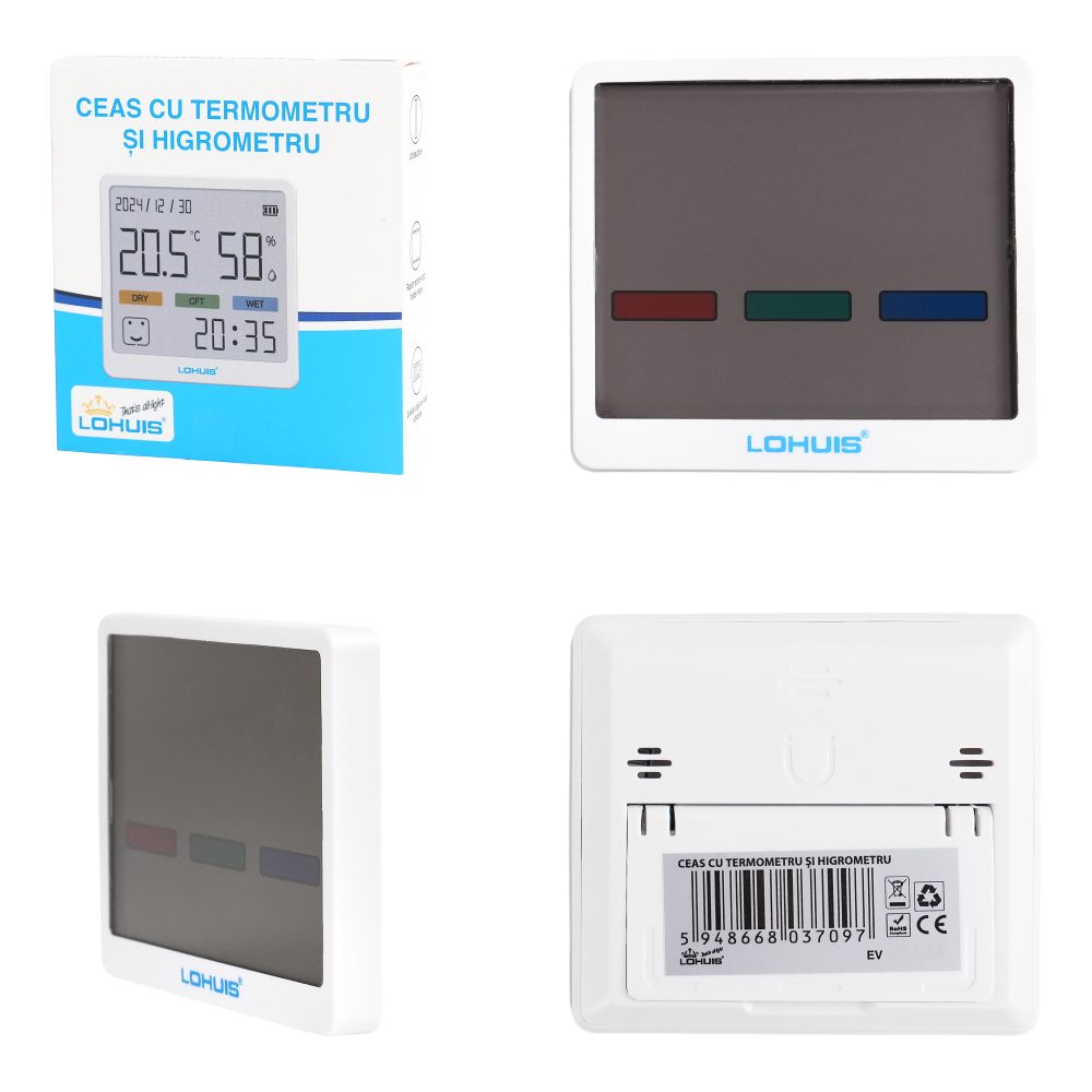 CEAS CU TERMOMETRU SI HIGROMETRU MBS-16