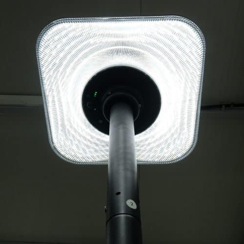 Lampa LED solara 25W CCT 2500lm IP54 cu senzor+telecomanda si stalp 2.5m Lohuis