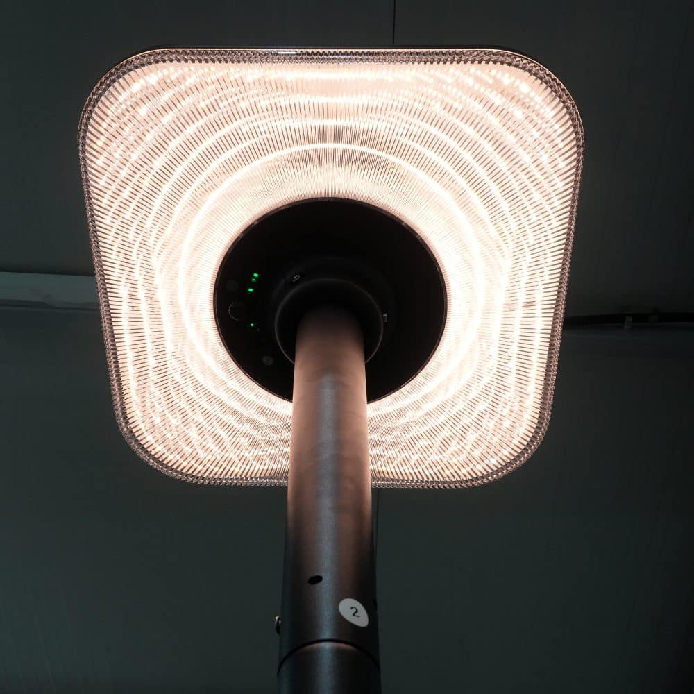 Lampa LED solara 25W CCT 2500lm IP54 cu senzor+telecomanda si stalp 2.5m Lohuis