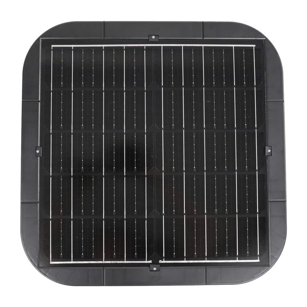 Lampa LED solara 25W CCT 2500lm IP54 cu senzor+telecomanda si stalp 2.5m Lohuis