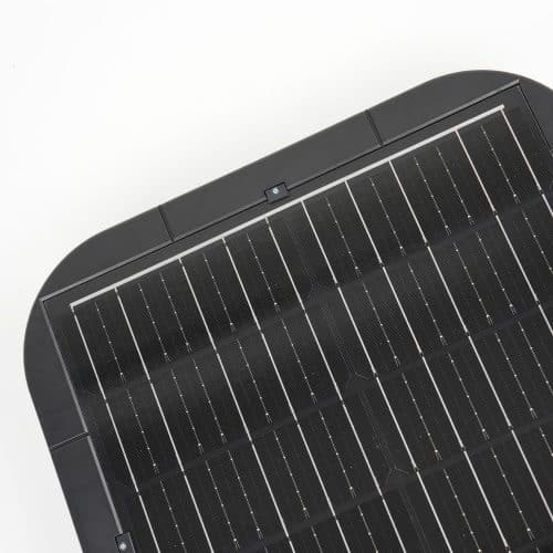 Lampa LED solara 25W CCT 2500lm IP54 cu senzor+telecomanda si stalp 2.5m Lohuis