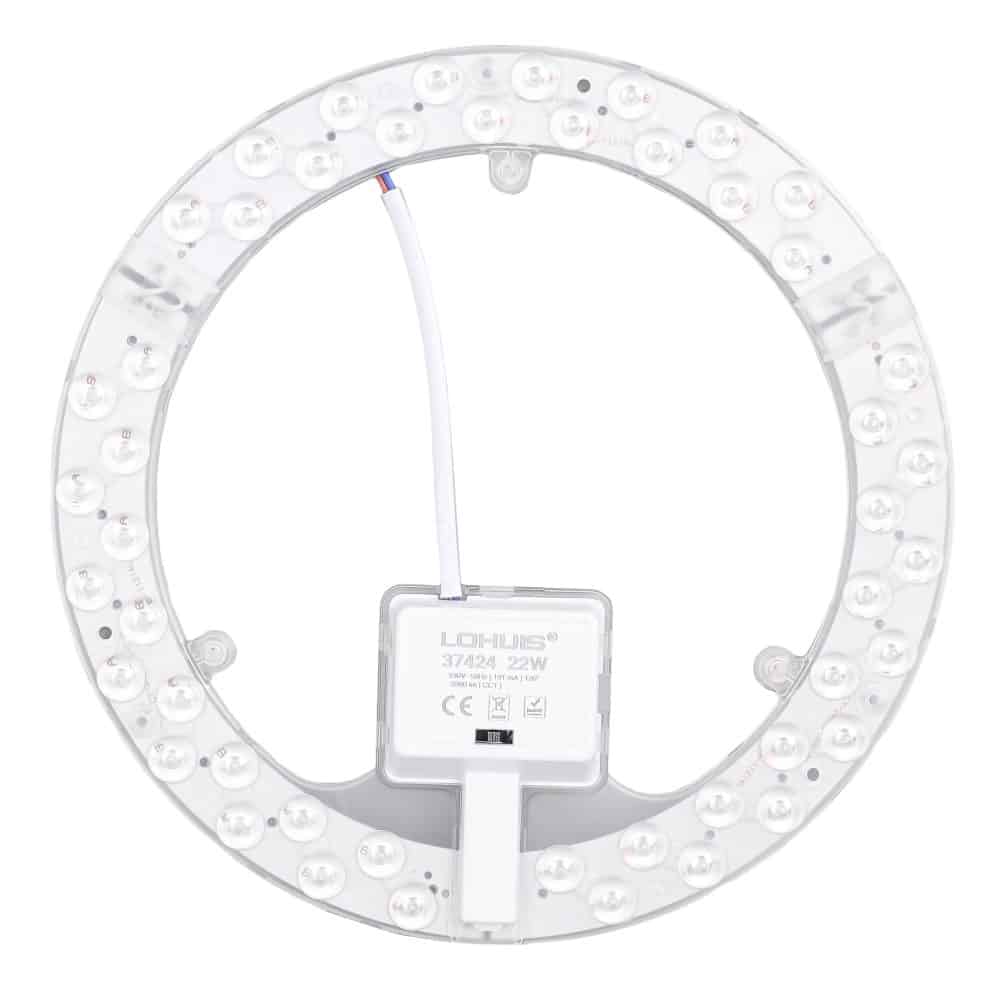 Kit modul LED circular 22W + Driver 2200 lm, Ø 241 mm, temperatura de culoare ajustabila, LOHUIS