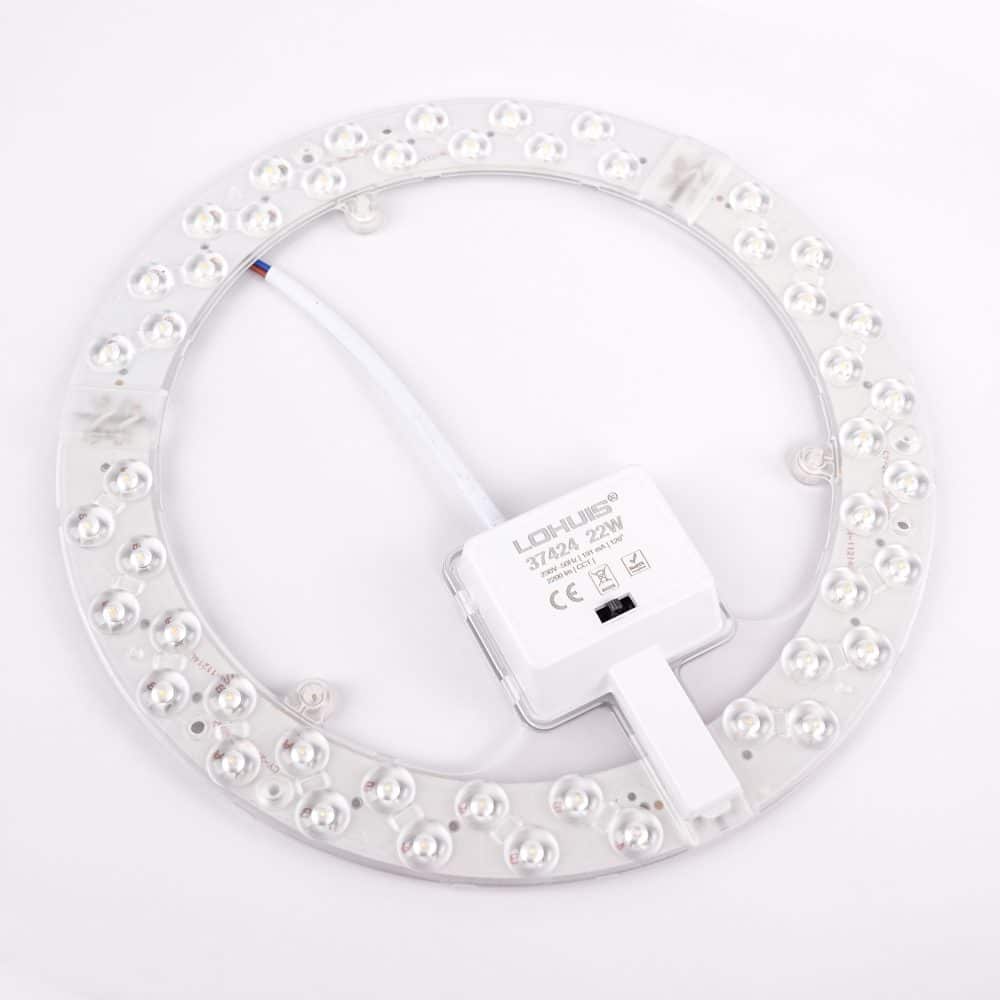 Kit modul LED circular 22W + Driver 2200 lm, Ø 241 mm, temperatura de culoare ajustabila, LOHUIS