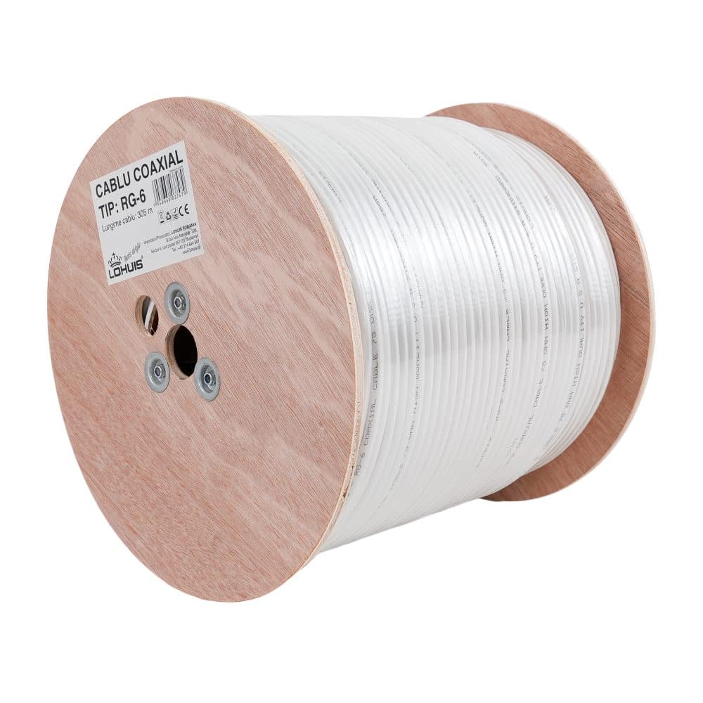 Cablu coaxial RG6/305 ml