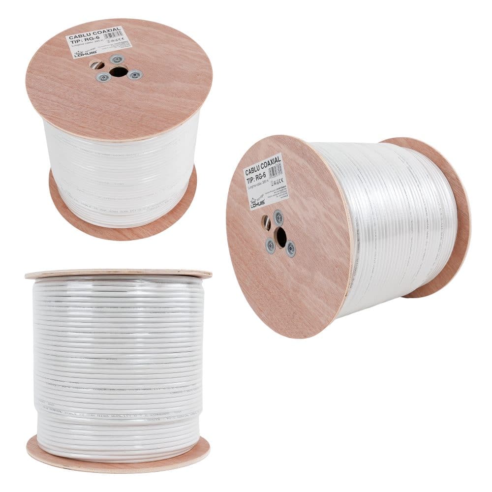 Cablu coaxial RG6/305 ml