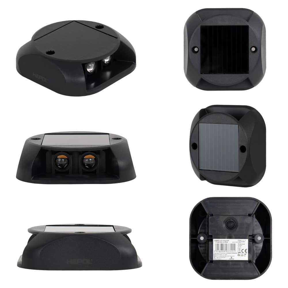 Lampa 4*LED solara 3000K IP54 F-GL152-4 HEPOL