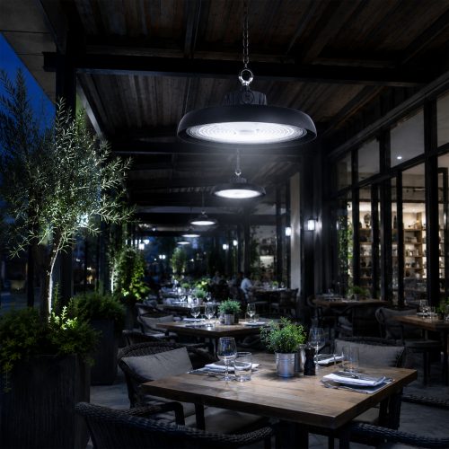 Corp LED high bay cu putere ajustabila 200W(100%-80%-60%),120lm/W,6500K,IP65 Lohuis
