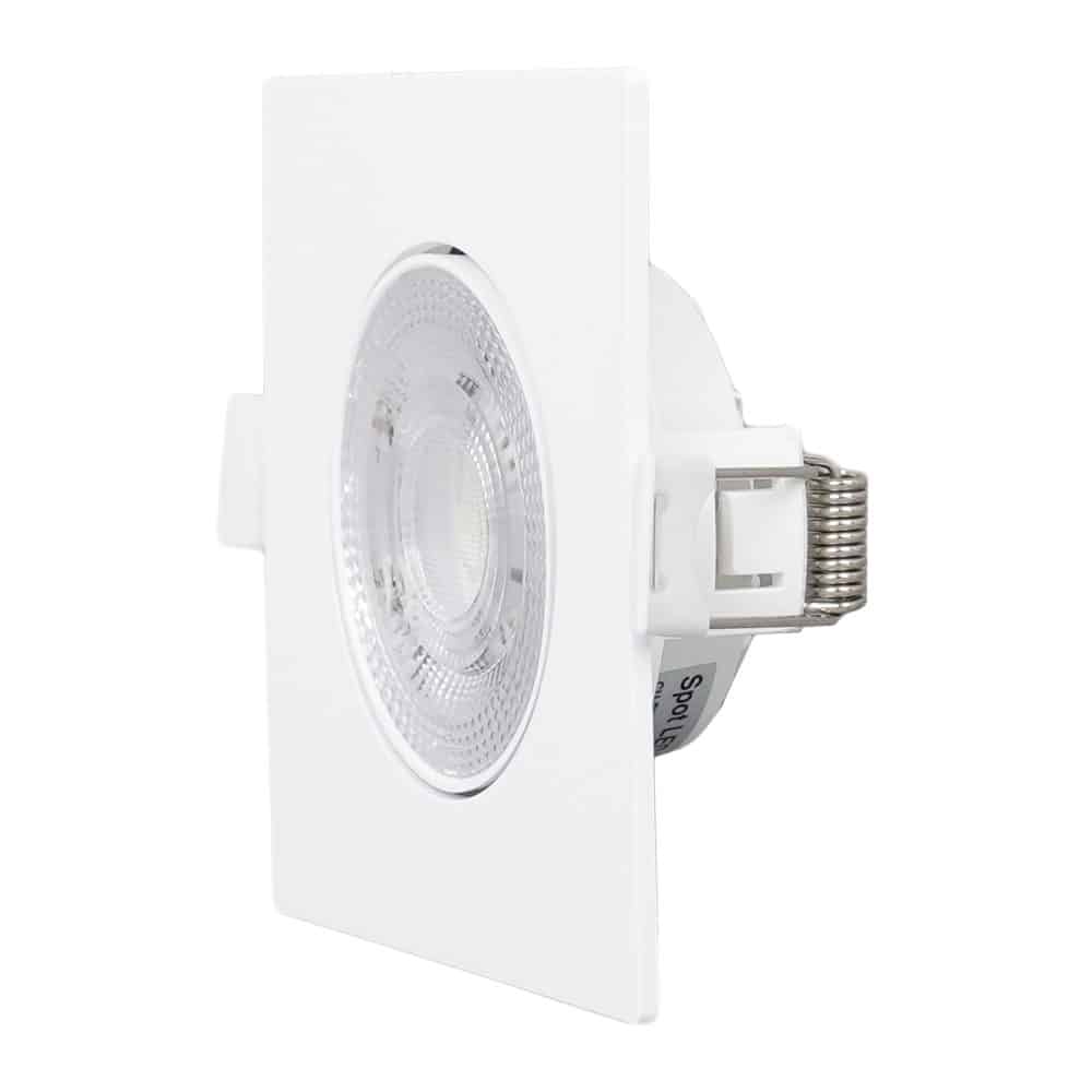 Spot LED reglabil CCT cu putere reglabila (3-5-7W), patrat, (DL077-S) HEPOL