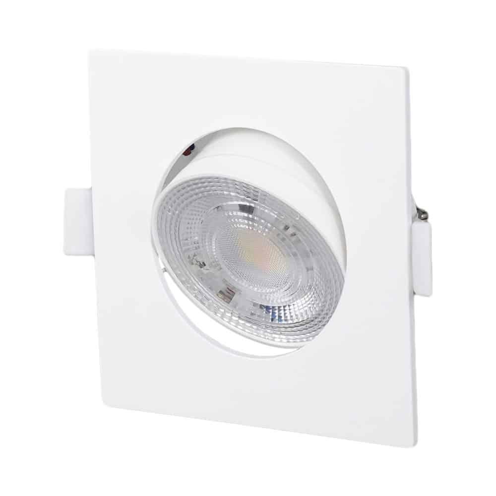 Spot LED reglabil CCT cu putere reglabila (3-5-7W), patrat, (DL077-S) HEPOL