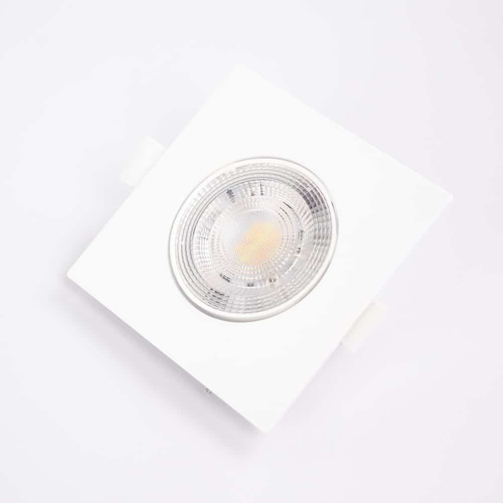 Spot LED reglabil CCT cu putere reglabila (3-5-7W), patrat, (DL077-S) HEPOL