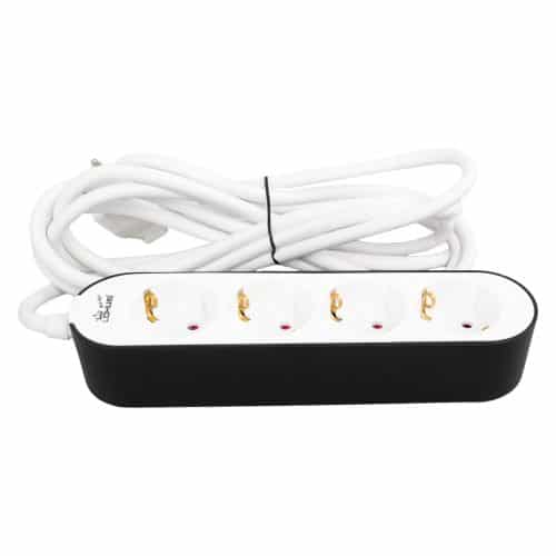 Prelungitor LOHUIS, 4 prize, protectie copii, 3×1,5mm², 3 m